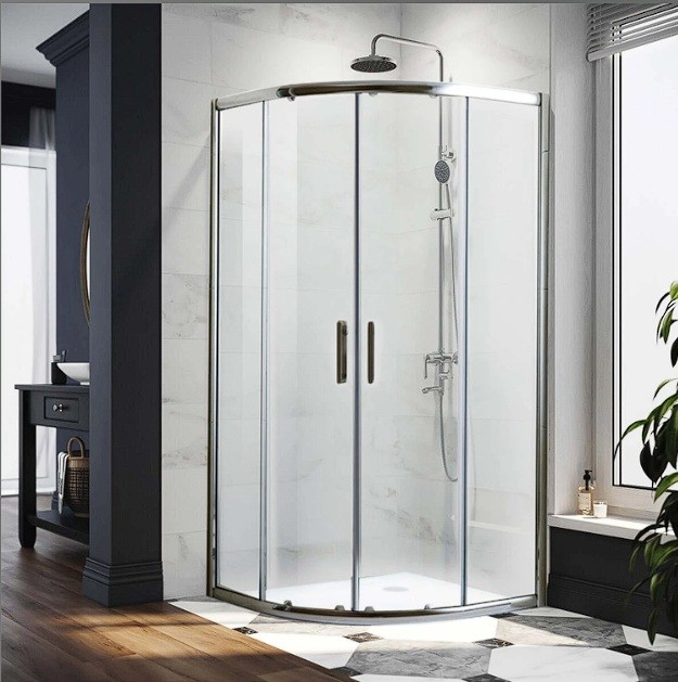 Arco Core Round Shower Door Kit 900mm Chrome