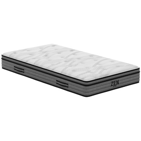 Single Medium Plush Mattress - Light Grey