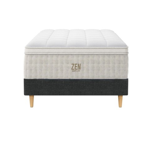 Classic King Single Bed Frame with Plush Mattress