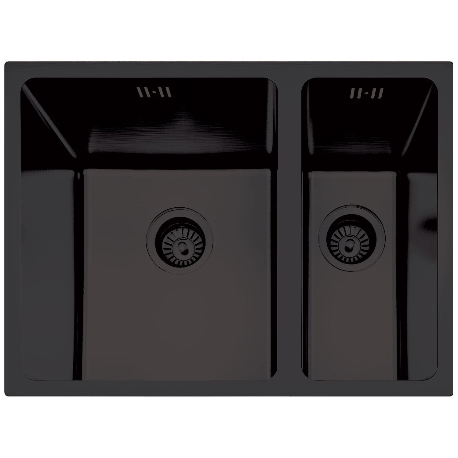 Klässich Rayon20 Double Bowl Sink Insert PVD Black - 590mm