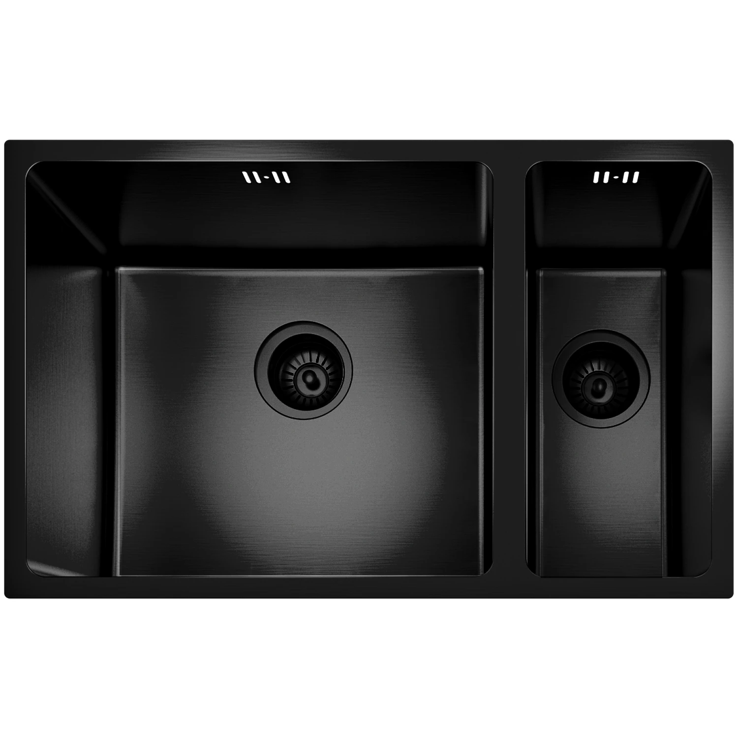 Klässich Rayon20 Double Bowl Sink Insert PVD Black - 700mm