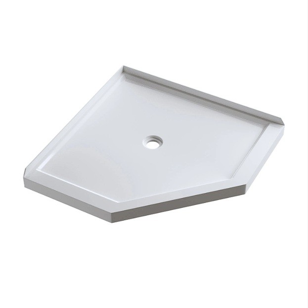 900mm Diamond Shower Tray Centre Waste