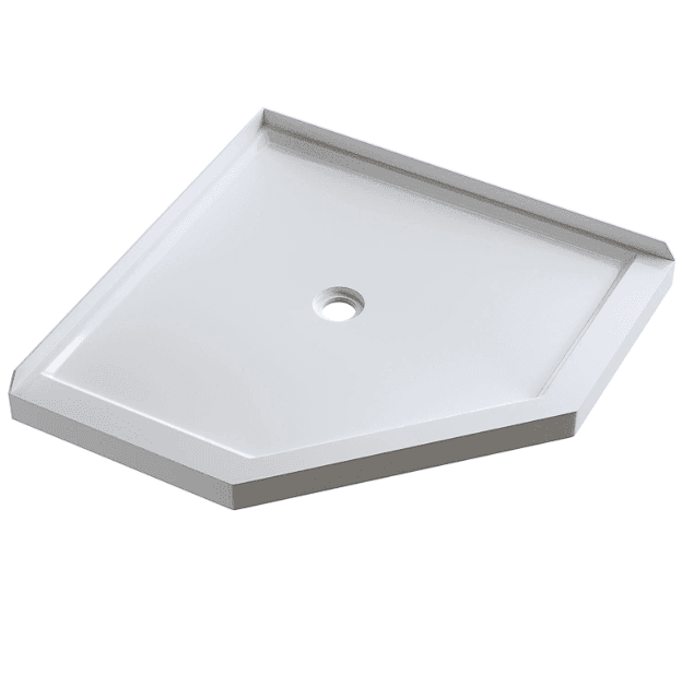 1000mm Diamond Shower Tray Centre Waste