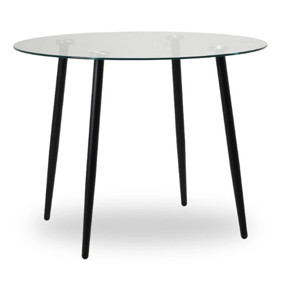 Ella Glass Round Dining Table 1200mm