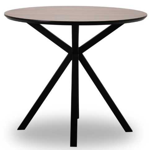 Modena Round Dining Table 900mm - Walnut