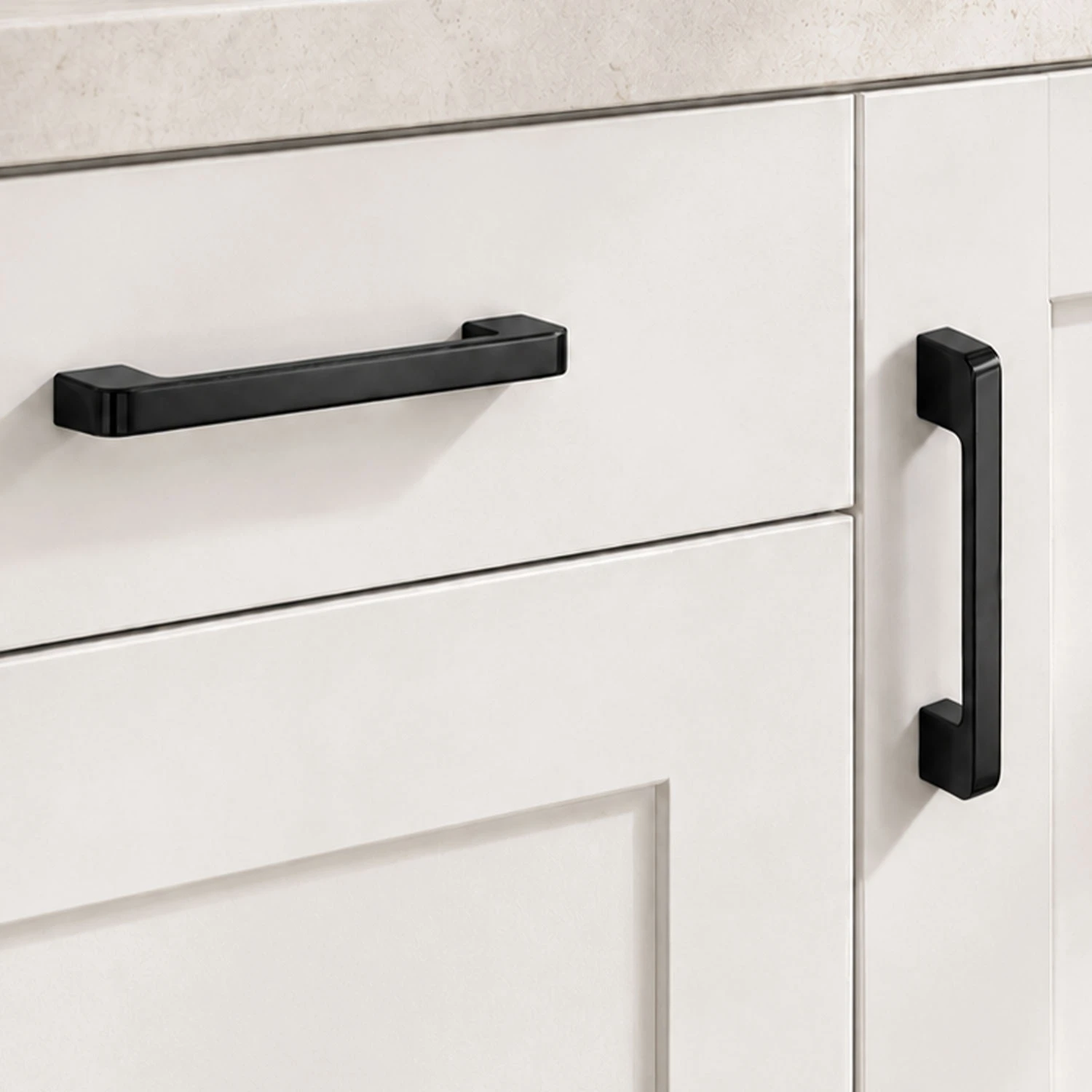 Kitchen Cabinet Handle 128mm - Black