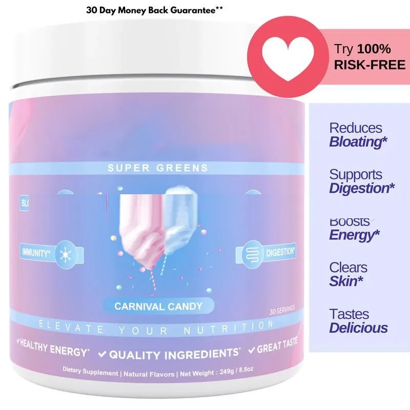 Super Greens Carnival Candy Powder