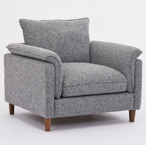 Juniper Armchair 940mm Mid Grey