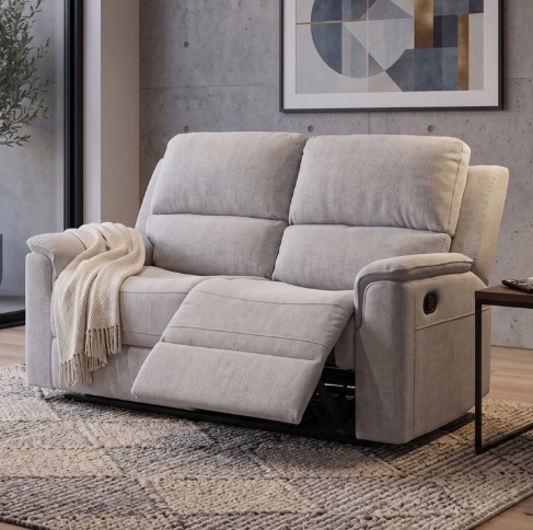 Arthur Recliner 2 Seater Sofa 1450mm Light Grey
