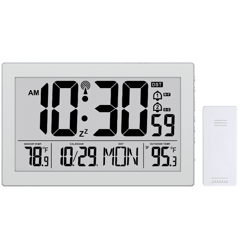 Digital Clock with Outdoor Remote Sensor