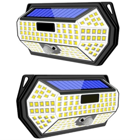Outdoor Solar LED Lights with Motion Sensor - Pack of 2