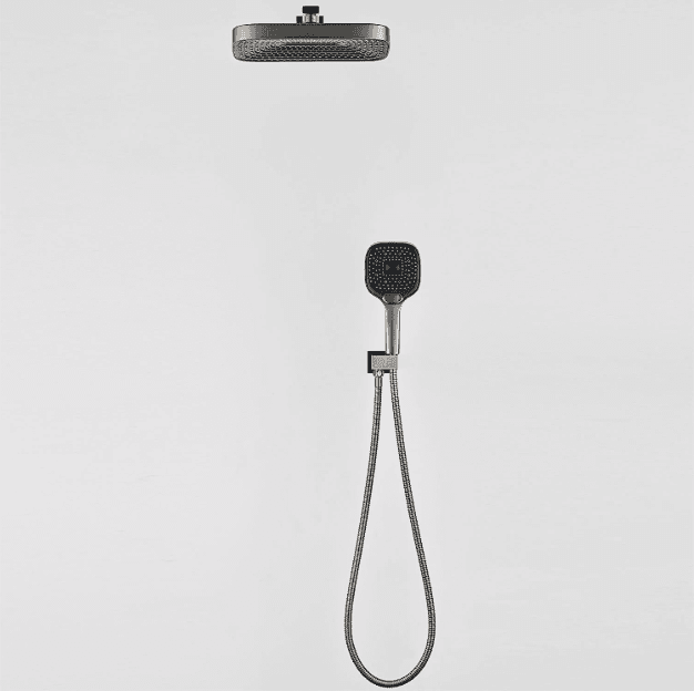Concealed Rain Shower Set - Brushed Gunmetal
