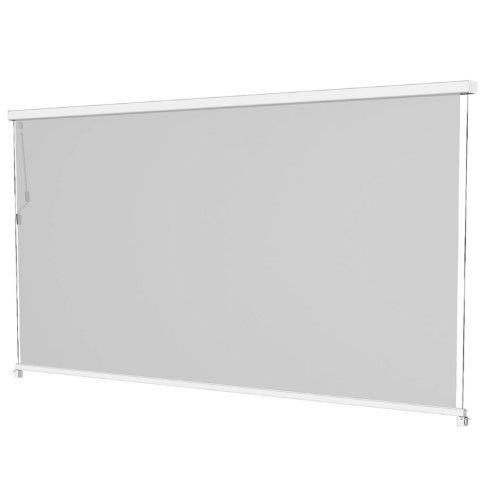 Retractable Blind For Pergola White - 3.7m