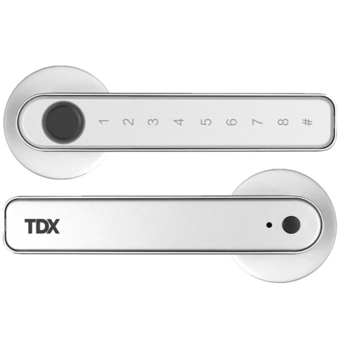 Smart Door Handle Lock - Chrome