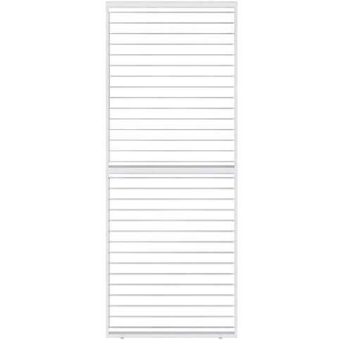 Louvre Wall Shutter for Pergola White - 90cm