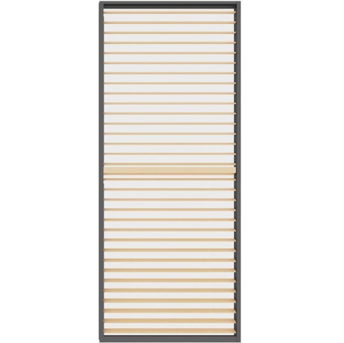 Louvre Wall Shutter for Pergola Timber Grain - 90cm