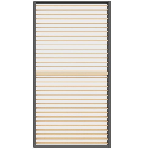 Louvre Wall Shutter for Pergola Timber Grain - 120cm