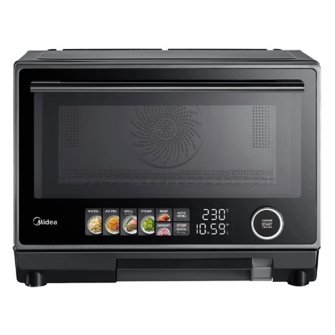 WiFi Microwave Oven with Air Fryer - Black