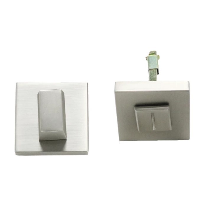 TDX Privacy Bolt Set Square - Brushed Nickel
