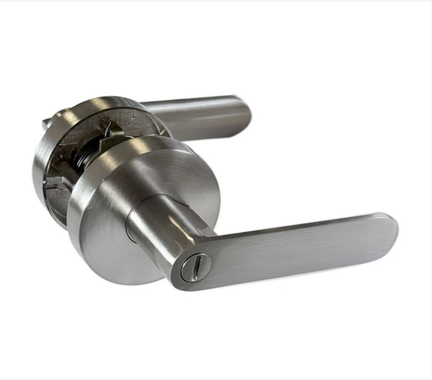 Privacy Door Handle Set - Satin Nickel