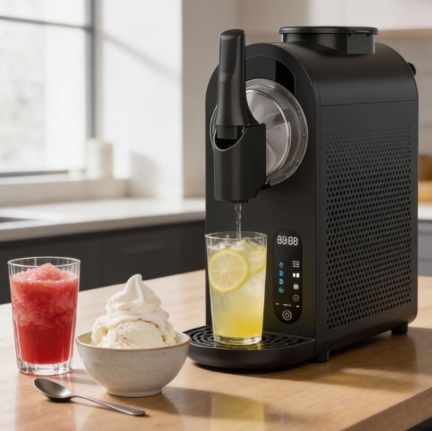 3-in-1 Ice Cream, Slushy and Cool Drink Maker - Black