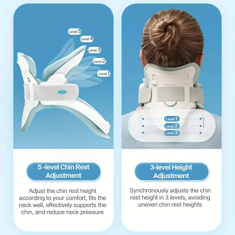 Cofoe Neck Traction Stretcher - Adjustable Cervical Vertebra Support Brace
