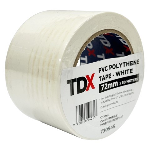 PVC Polythene Duct Tape - 72mm x 30M