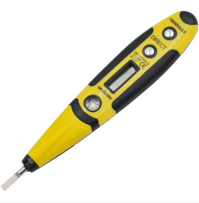 Crownman Digital Voltage Tester with Backlight