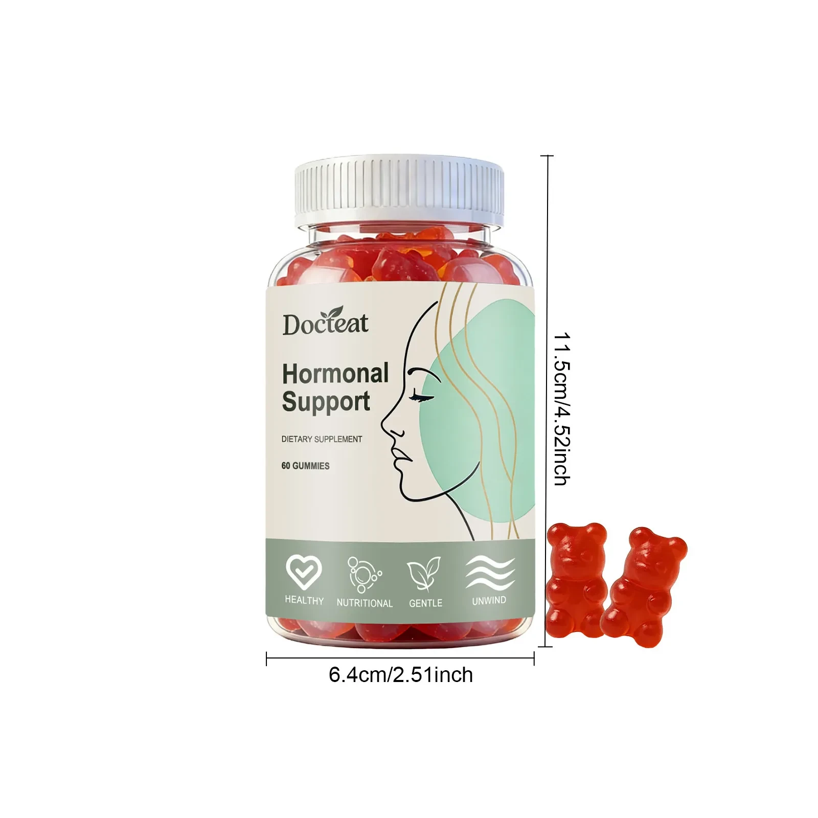 Docteat Hormonal Support Gummies 60 Gummies