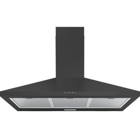 Comfee Canopy Rangehood 90cm Black - 430m³/h