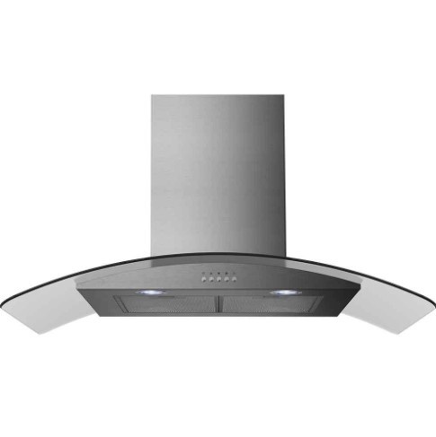 Midea Glass Canopy Rangehood 90cm - 1150m³/h