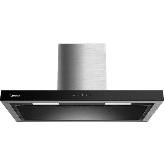 Midea T-Canopy Rangehood 90cm SS & Black - 900m³/h