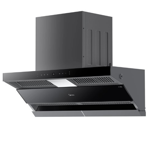 Midea Angled Rangehood with Steam Wash & Smoke Sensor 1380m³/h - 90cm