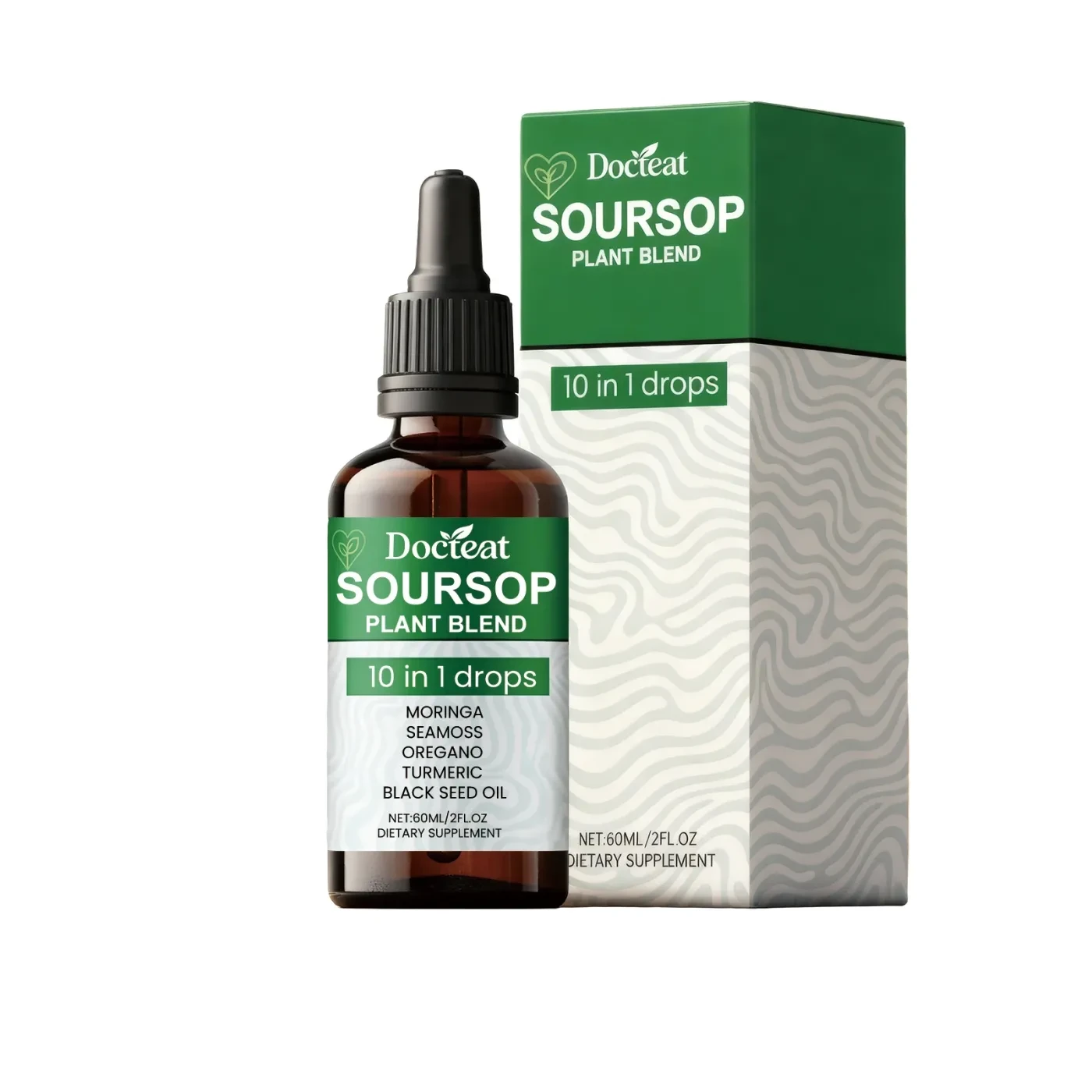 Docteat Soursop Plant Blend 10 in 1 Drops