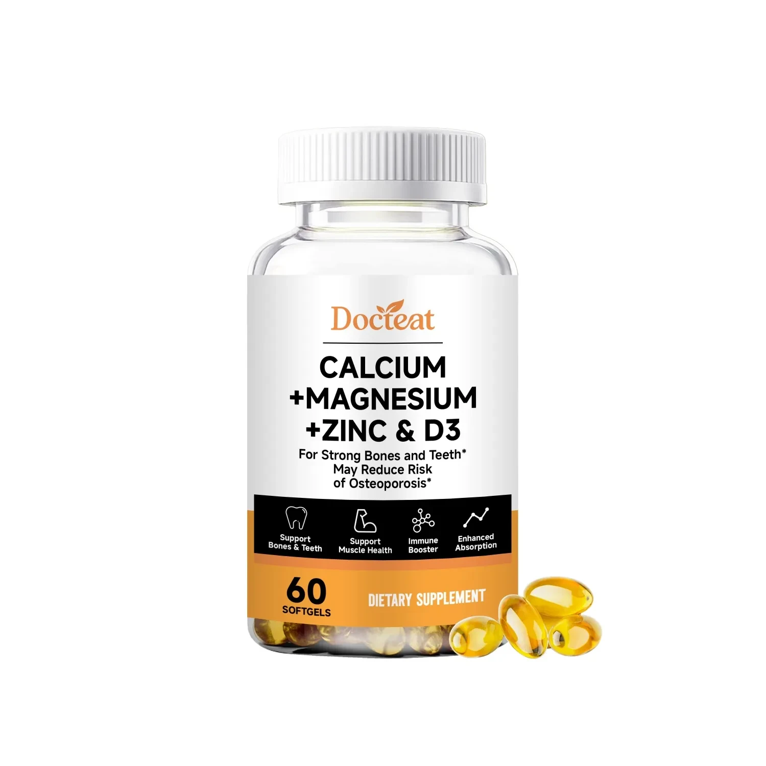 Docteat Calcium + Magnesium + Zinc & D3