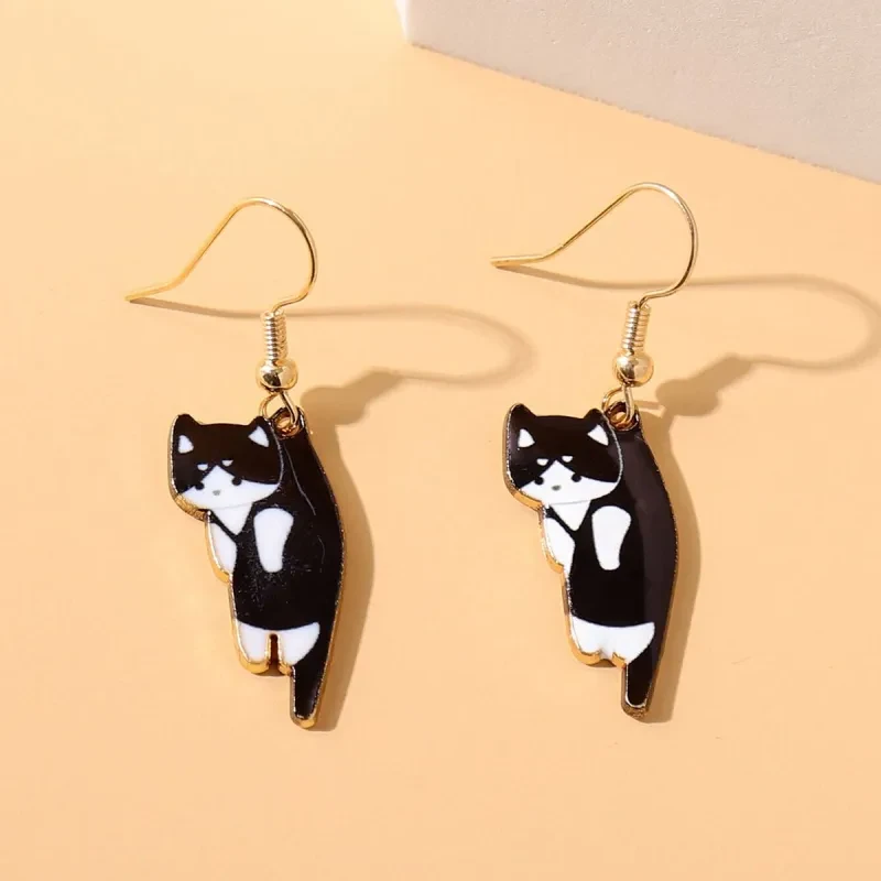 Cute Cat Dangle Earrings