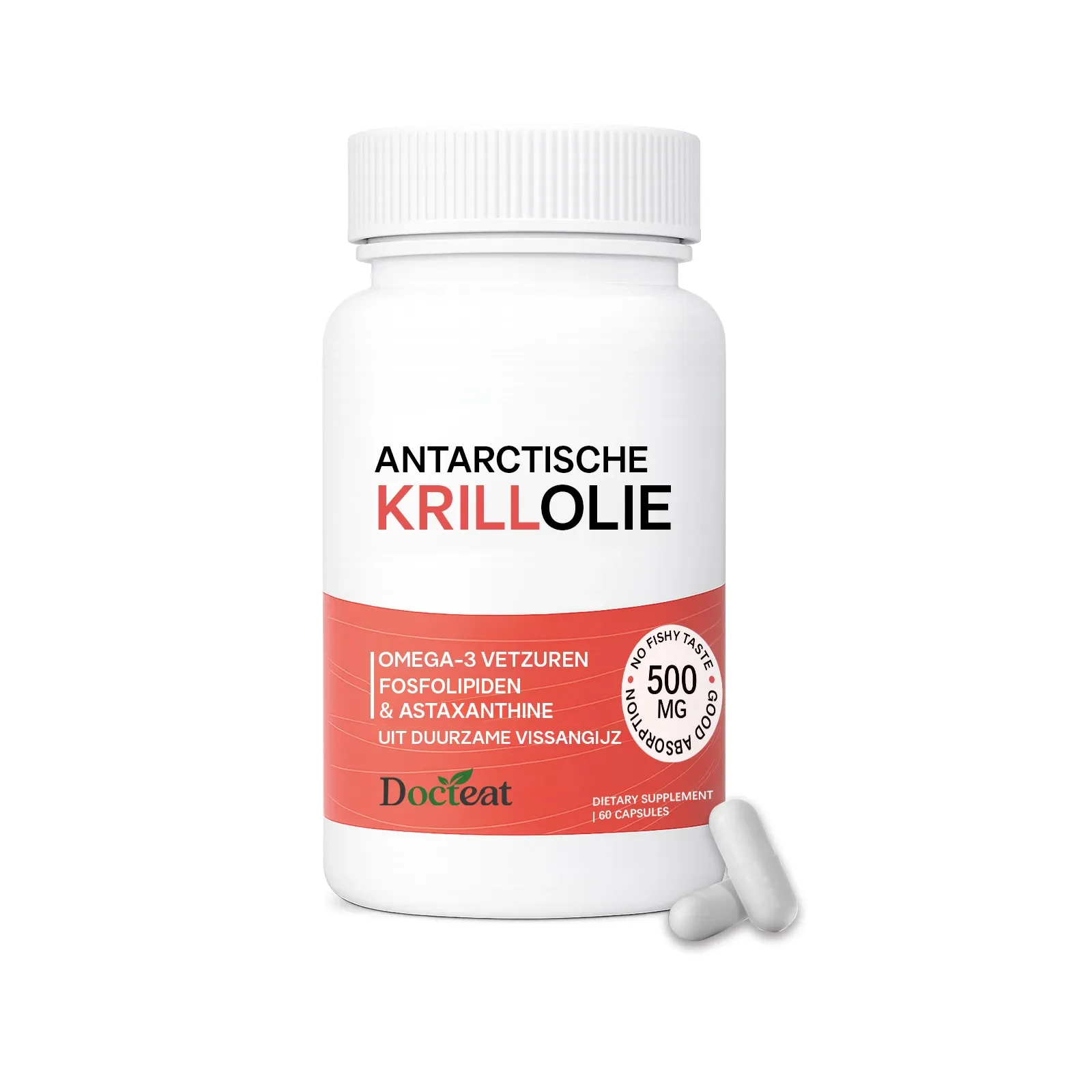 Docteat Antarctic Krill Oil 500mg 60 Capsules