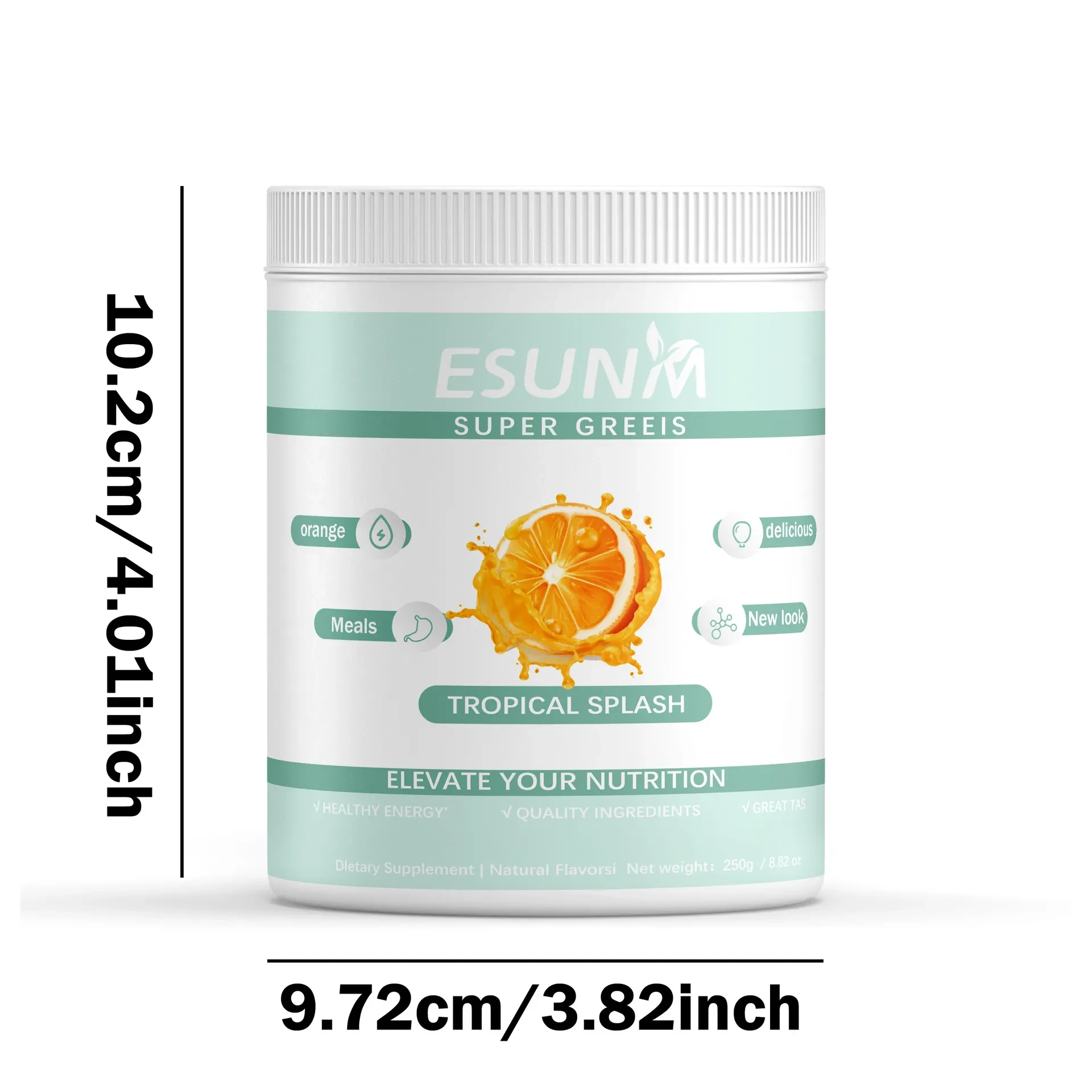 ESUNM Super Greens Tropical Splash