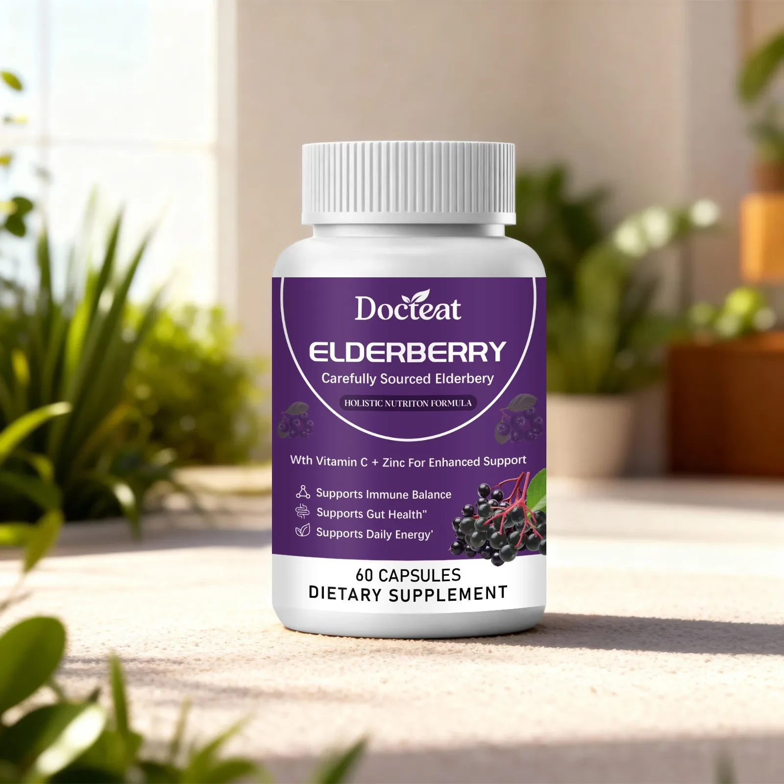 Docteat Elderberry with Vitamin C and Zinc