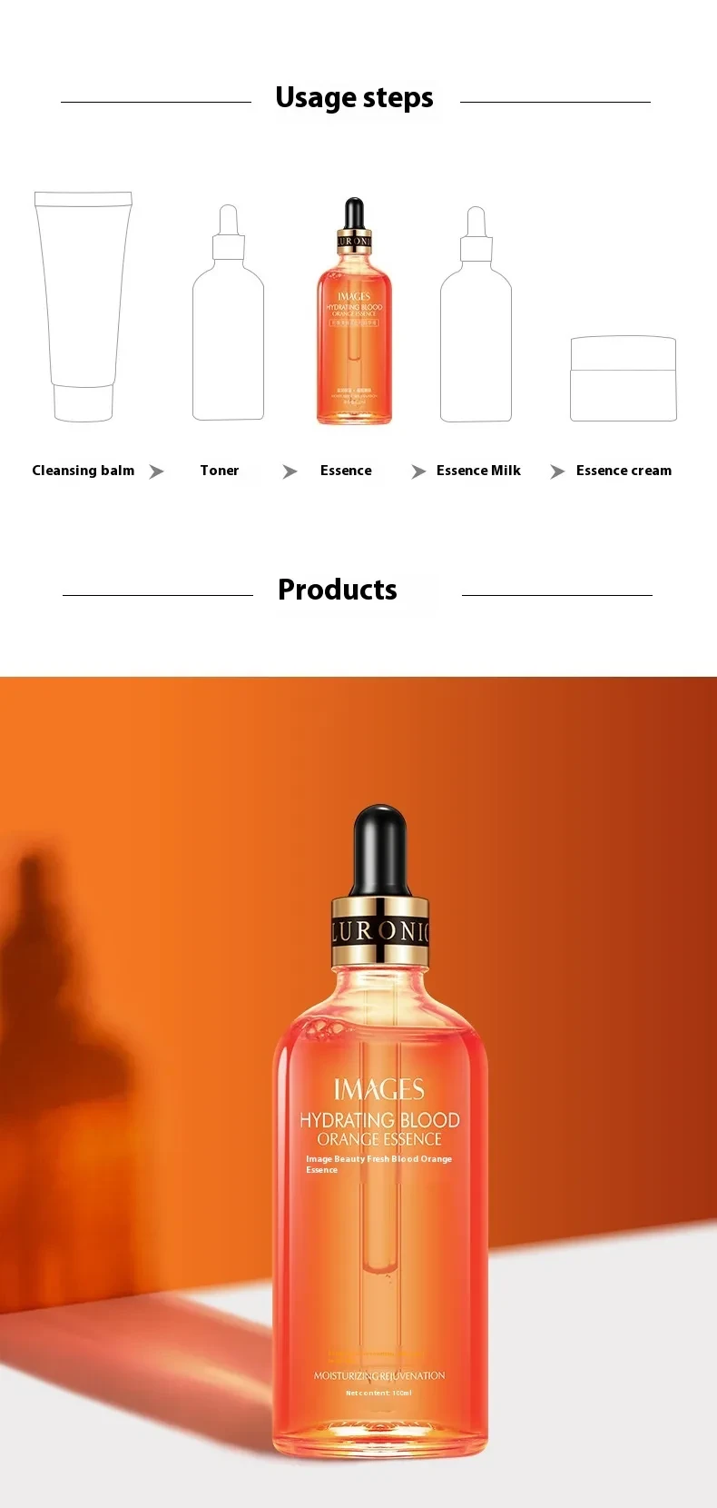 IMAGES Hydrating Blood Orange Essence