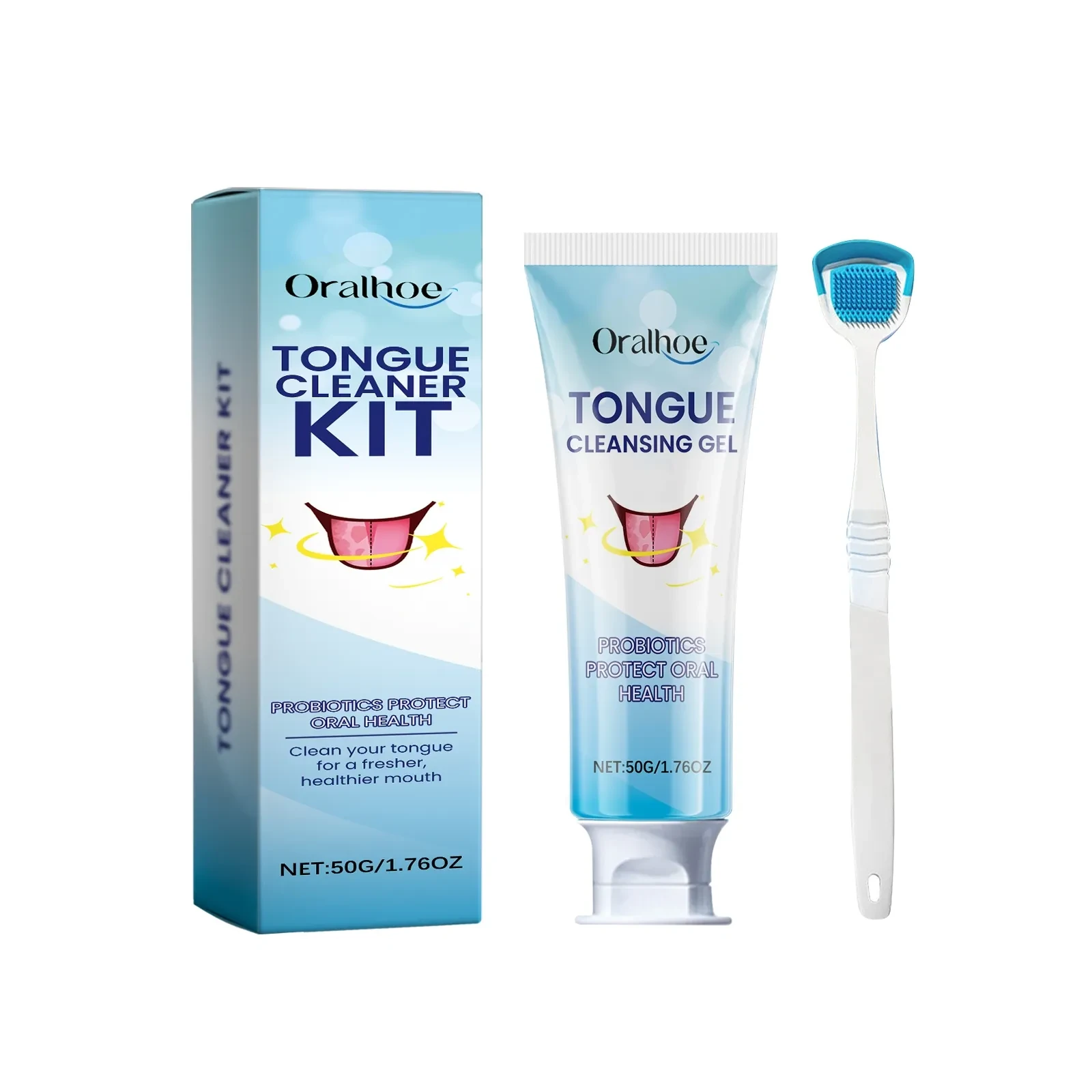 Oralhoe Tongue Cleaner Kit 50g