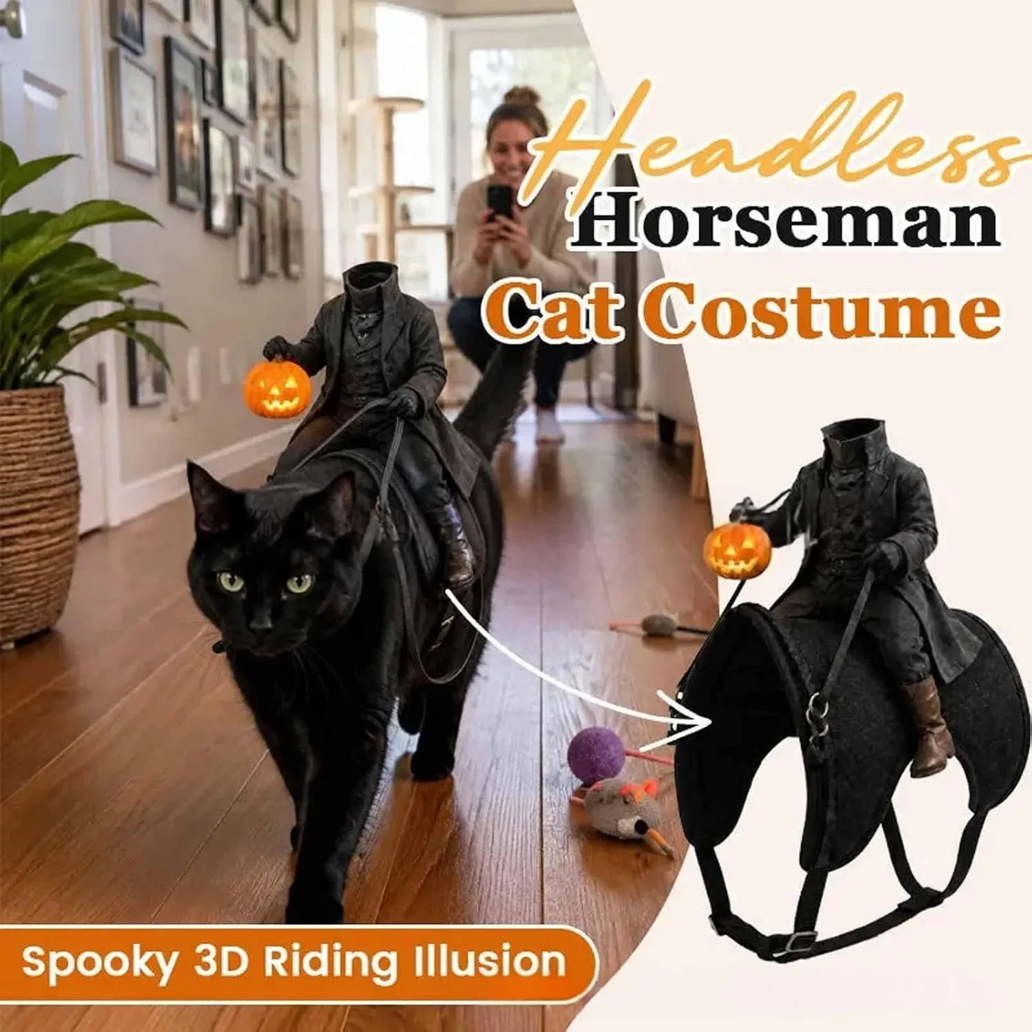 Headless Horseman Pet Halloween Costume
