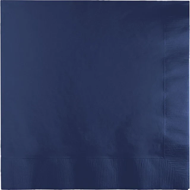 Navy Blue Lunch Napkins (Pack of 50)