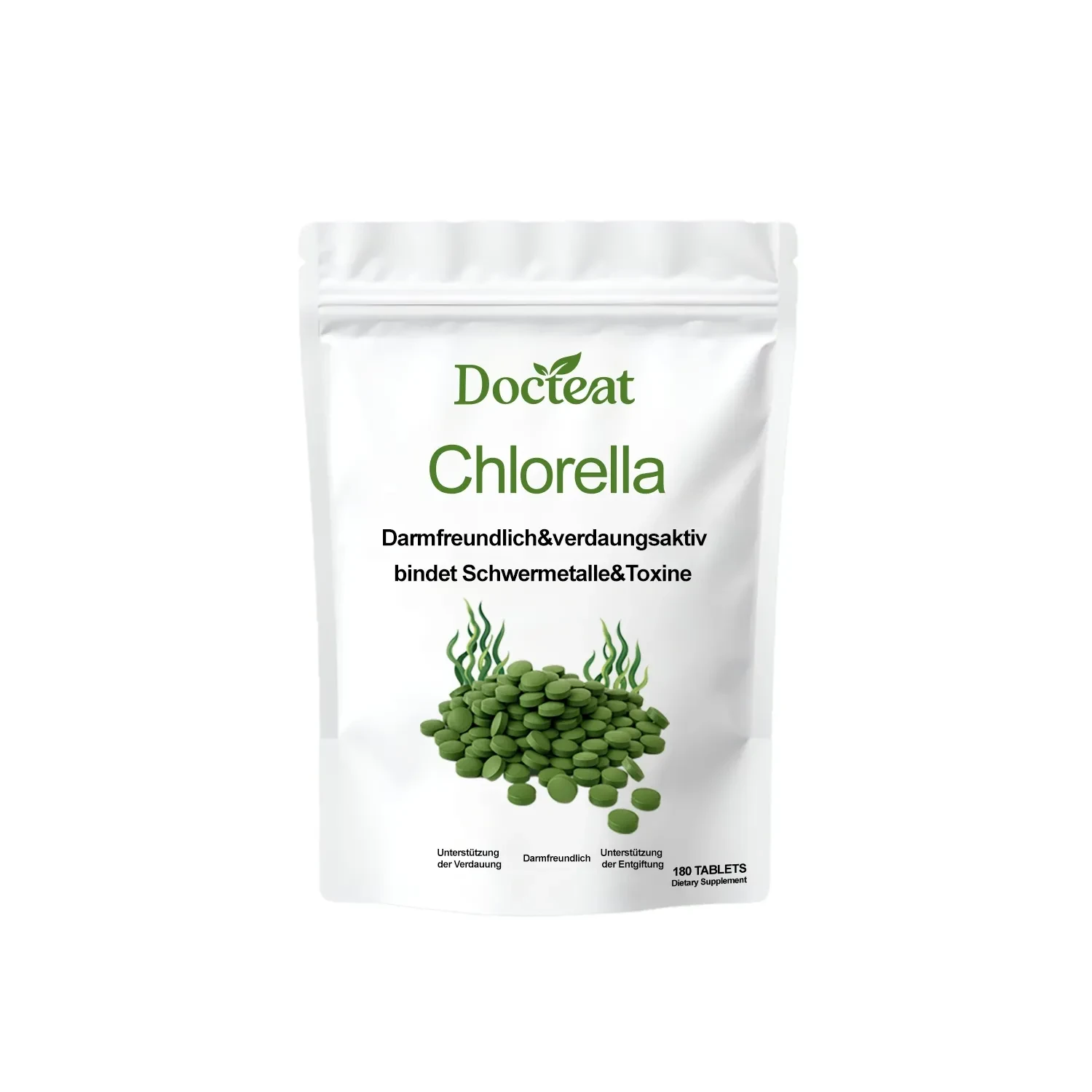 Docteat Chlorella Tablets 180 Count