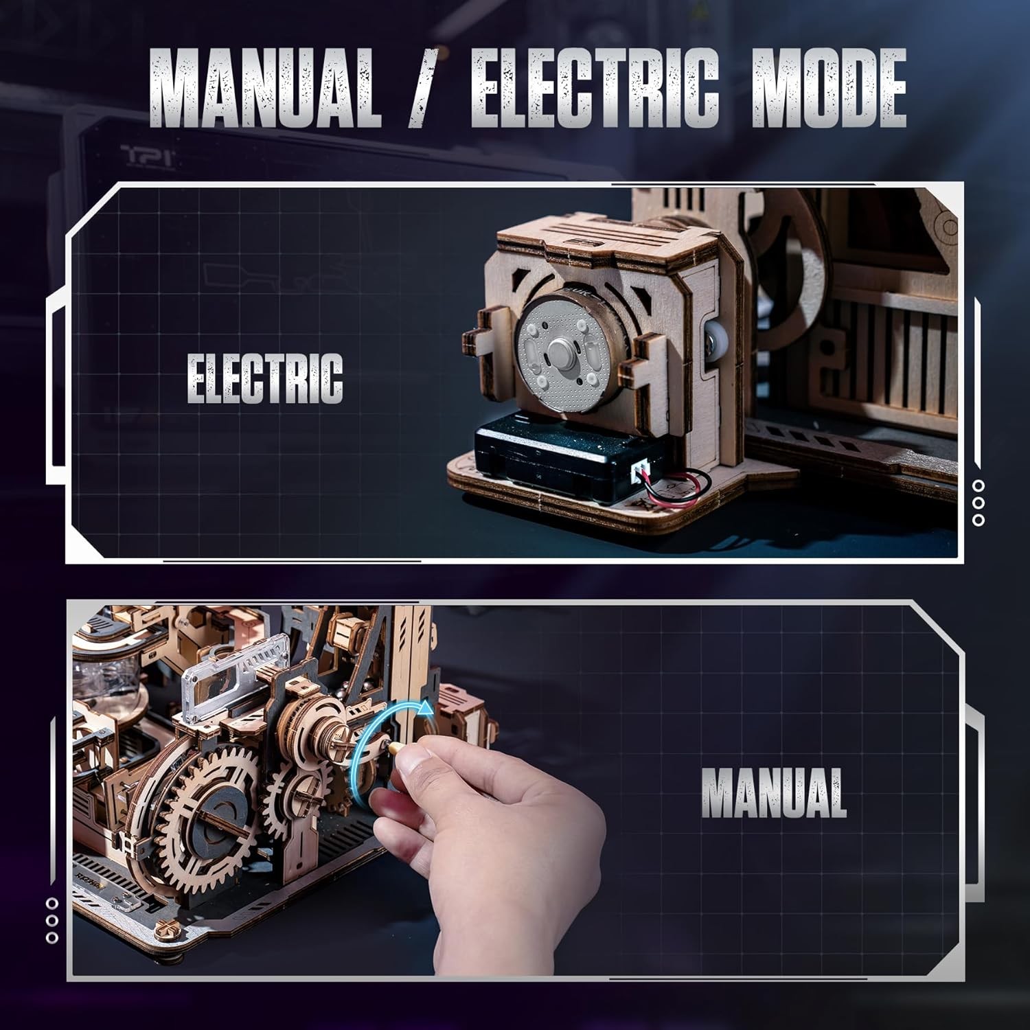 Marble Spaceport Marble Run 3D Wooden Puzzle