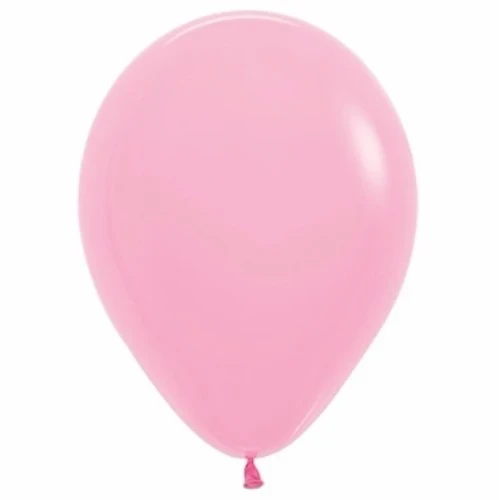 12cm Fashion Bubblegum Pink Latex Balloons - Pack of 50