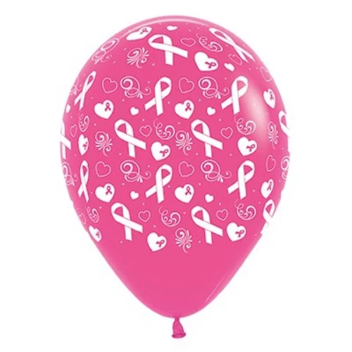 30cm Pink Ribbon Fuchsia Fashion - Pack of 6