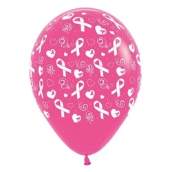 30cm Pink Ribbon  Fuchsia Fashion - Pack of 6