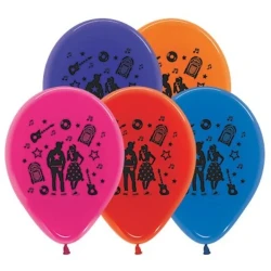 30cm Rock & Roll Theme Jewel Crystal Assortment - Pack of 25