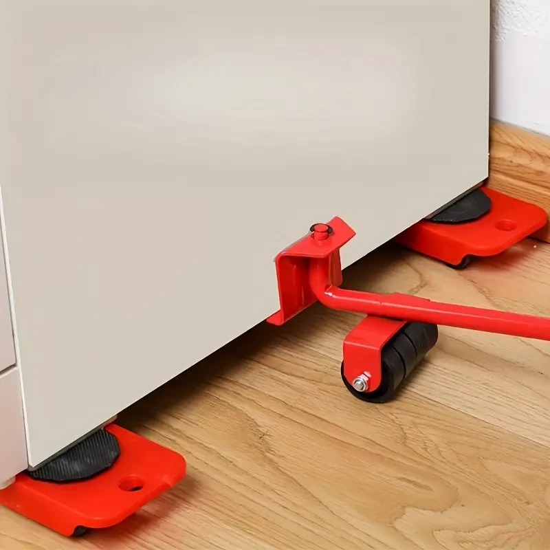Set of 5 Furniture Lifters with 360° Rotatable Pads - Furniture Slides Kit